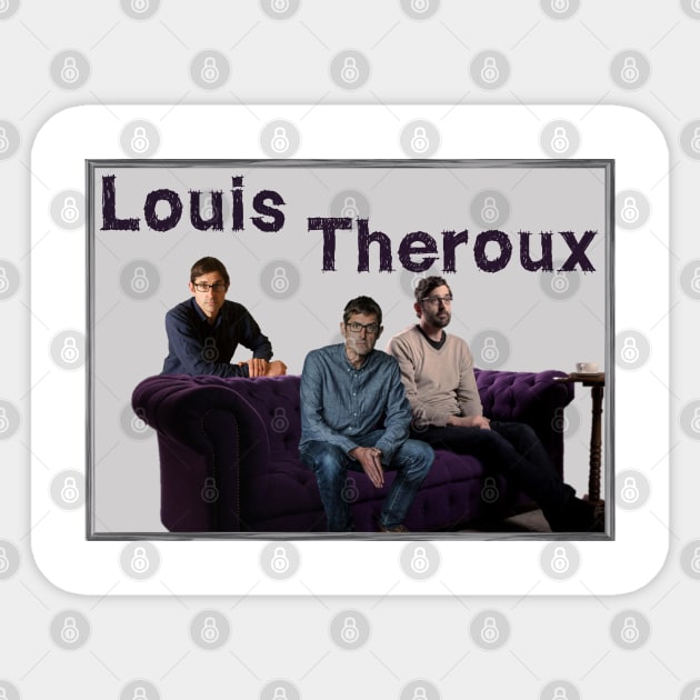 Louis Theroux Fan Tee Sticker by Therouxgear